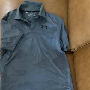 Under Armour Men's Dark Gray Polo Shirt